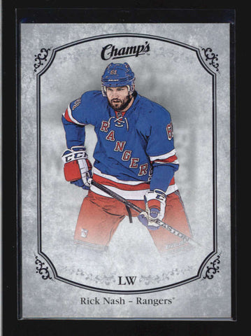 RICK NASH 2015/16 UD CHAMPS #226 RARE SILVER PARALLEL #13/25 AB9660