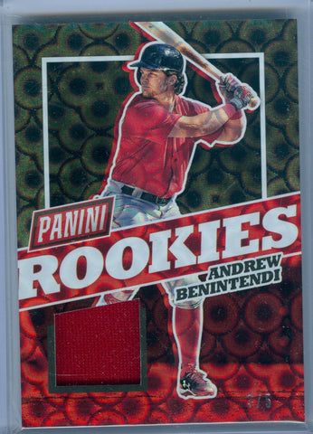 ANDREW BENINTENDI 2017 PANINI NATIONAL CONVENTION PYRAMIDS RC ROOKIE JERSEY SP/5