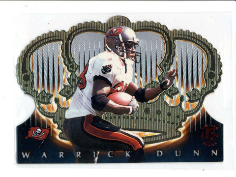 WARRICK DUNN 1999 CROWN ROYALE #133 LIMITED STOCK PARALLEL #73/99 (RARE) AC918