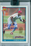 CHARLIE HAYES 2017 TOPPS ARCHIVES SIGNATURE 1991 AUTO AUTOGRAPH SP/38
