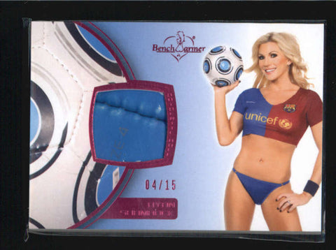 RYAN SHAMROCK 2011 BENCHWARMERS PINK AUTHENTIC USED SOCCER BALL #04/15 AB6702