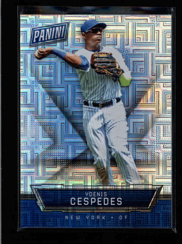 YOENIS CESPEDES 2016 PANINI THE NATIONAL ESCHER SQUARES THICK CARD #07/10 AB8552