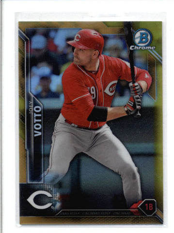 JOEY VOTTO 2016 BOWMAN CHROME #80 GOLD REFRACTOR PARALLEL #23/50 (RARE) AC560