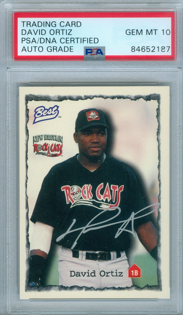 David Ortiz Autographed 1997 Fleer Rookie Card #512 Boston Red Sox