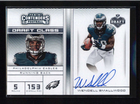WENDELL SMALLWOOD 2010 CONTENDERS DRAFT CLASS ROOKIE AUTO AUTOGRAPH RC AB9247