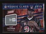 TEVIN COLEMAN 2015 PANINI FATHERS DAY CRACKED ICE NEW ERA TAG PATCH SP/25 AB5563