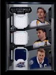 STAMKOS / BERGERON / FORSBERG 2015/16 15/16 SP GAME USED TRIPLE JERSEY AB7686