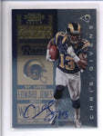 CHRIS GIVENS 2012 PANINI CONTENDERS PLAYOFF TICKET ROOKIE AUTO #18/99 AC2147