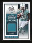JAY AJAYI 2015 PANINI CONTENDERS ROOKIE TICKET USED WORN JERSEY RC AB9890