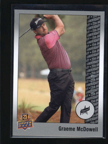 GRAEME MCDOWELL 2014 UPPER DECK 25TH ANNIVERSARY LEGEND #104/250 AB5800