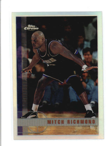 MITCH RICHMOND 1998/99 TOPPS CHROME #56 REFRACTOR PARALLEL AB9383