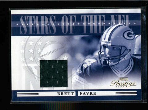 BRETT FAVRE 2006 PRESTIGE STARS OF THE NFL GAME WORN JERSEY (PACKERS) AC1250