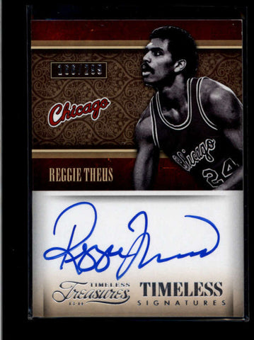 REGGIE THEUS 2013/14 13/14 PANINI TIMELESS TREASURES AUTOGRAPH AUTO #/299 AB8445