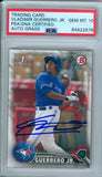 Vladimir Guerrero Jr 2016 Bowman RC Rookie Autograph PSA DNA Gem Mint Auto 10