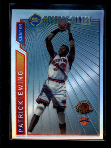 PATRICK EWING 1996/97 96/97 TOPPS MYSTERY FINEST REFRACTOR #17 AB7255