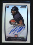 KENNAN ALLEN 2013 BOWMAN CHROME REFRACTOR ROOKIE RC AUTOGRAPH AUTO AB6090