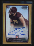 ERIC FISHER 2013 BOWMAN CHROME GOLD REFRACTOR ROOKIE RC AUTO #73/75 AB6092
