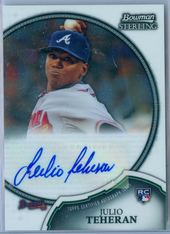 JULIO TEHERAN 2011 BOWMAN STERLING RC ROOKIE AUTO AUTOGRAPH SP