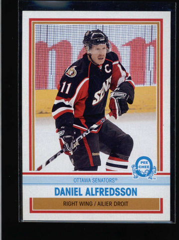 DANIEL ALFREDSSON 2009/10 O-PEE-CHEE BLANK BACK (EXTREMELY RARE SSP) AC771