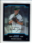 WADE DAVIS 2004 BOWMAN CHROME DRAFT PICKS #75 ROOKIE RC REFRACTOR AB7050