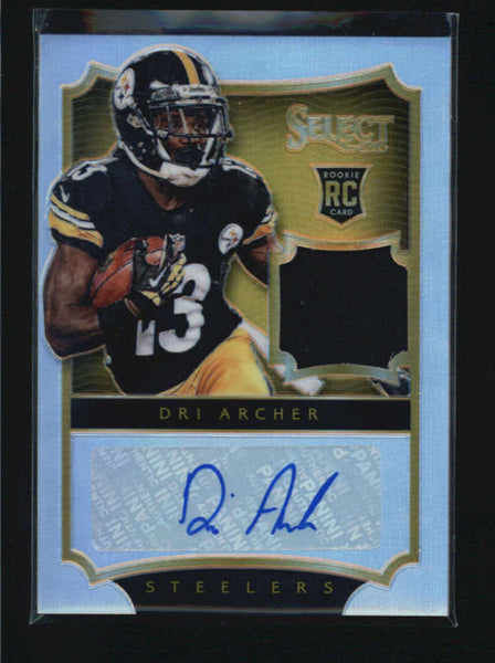 DRI ARCHER 2014 PANINI SELECT #229 PRIZM ROOKIE AUTO USED JERSEY #83/99  AB6811