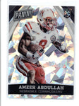 AMEER ABDULLAH 2015 PANINI THE NATIONAL VIP #79 CRACKED ICE ROOKIE #10/25 AC675