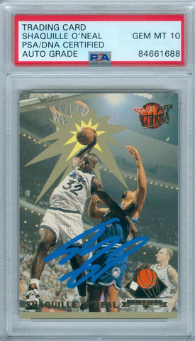 Shaquille O'Neal 1992 Ultra Rejector #4 Autograph RC PSA DNA GEM MT 10 AUTO