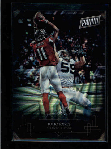 JULIO JONES 2016 PANINI BLACK FRIDAY #14 WEDGES CARD #28/50 AB8699