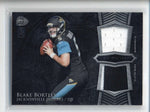 BLAKE BORTLES 2014 BOWMAN STERLING DUAL ROOKIE RC USED WORN PATCH AB6472