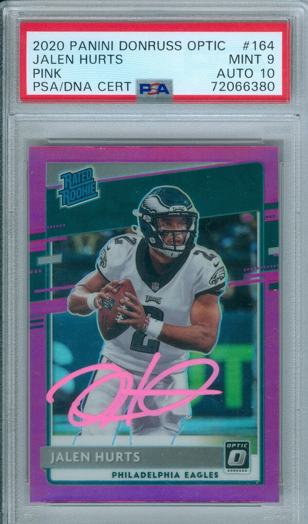 Jalen Hurts Rookie Pink Optic