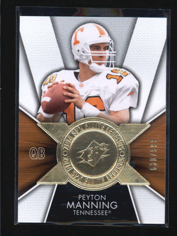 PEYTON MANNING 2014 UPPER DECK SPX FINITE LEGENDS #630/999 AB6856