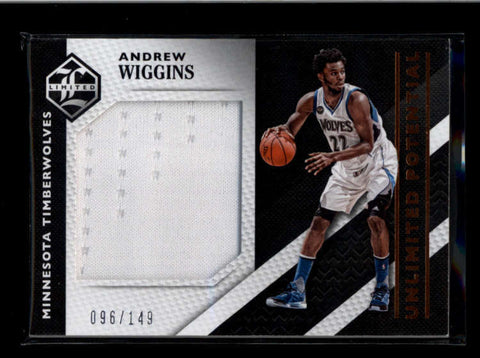 ANDREW WIGGINS 2015/16 15/16 PANINI UNLIMITED POTENTIAL JUMBO JERSEY /149 AB8454