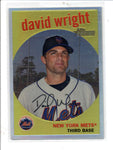 DAVID WRIGHT 2008 TOPPS HERITAGE #C40 CHROME REFRACTOR PARALLEL #293/559 AC858
