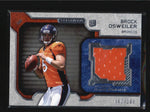 BROCK OSWEILER 2012 TOPPS STRATA ROOKIE RC USED WORN JERSEY #042/296 AB6469