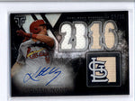 KOLTEN WONG 2015 TOPPS TRIPLE THREADS 5-PC GAME BAT / JERSEY AUTO #01/35 AB8119