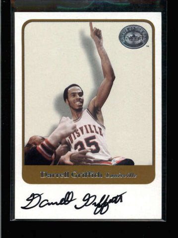 DARRELL GRIFFITH 2001/02 FLEER GREATS OF THE GAME ON CARD AUTOGRAPH AUTO AC1768