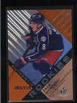 ZACH WERENSKI 2016/17 16/17 SP GAME USED #186 RARE ORANGE ROOKIE #093/115 AB9162