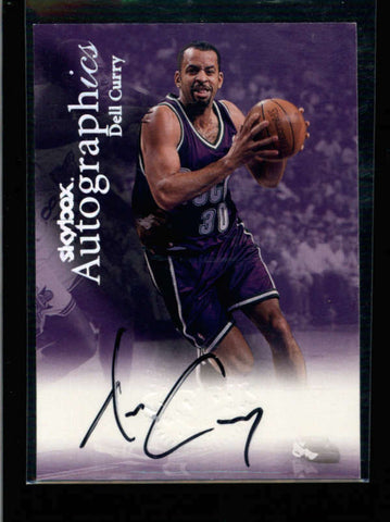DELL CURRY 1999/00 SKYBOX AUTOGRAPHICS ON CARD AUTOGRAPH AUTO AC1609