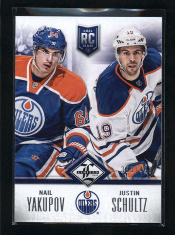 NAIL YAKUPOV/ JUSTIN SCHULTZ 2012/13 PANINI LIMITED DUAL ROOKIE #353/499 AB5776