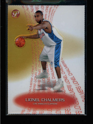 LIONEL CHALMERS 2004/05 TOPPS PRISTINE #141 GOLD REFRACTOR ROOKIE #07/27 AC1004