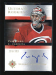 CAM WARD 2005/06 UPPER DECK UD ULTIMATE #107 ROOKIE AUTOGRAPH AUTO #/399 AB6002