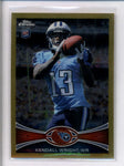 KENDALL WRIGHT 2012 TOPPS CHROME #212 ROOKIE GOLD REFRACTOR #18/50 AC2350