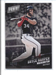 BRYCE HARPER 2017 PANINI BLACK FRIDAY #19 THICK STOCK PARALLEL #18/50 AC187