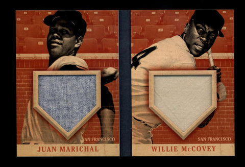 JUAN MARICHAL/ WILLIE MCCOVEY 2013 AMERICAS PASTIME DUAL JUMBO JERSEY /59 AB7912