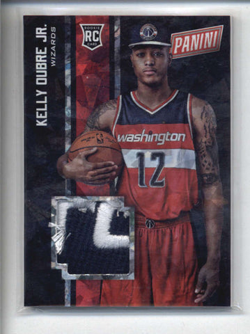 KELLY OUBRE JR. 2015 PANINI BLACK FRIDAY CRACKED ICE ROOKIE WORN HAT RC AB5980