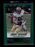 JIMMY GRAHAM 2014 PANINI SCORE HOT 100 #243 END ZONE GREEN #5/6 AB7170