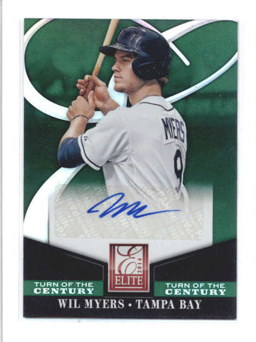 WIL MYERS 2014 ELITE #44 TURN OF THE CENTURY AUTOGRAPH AUTO AB9743