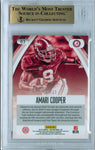 AMARI COOPER 2015 PANINI NATIONAL CONVENTION VIP GOLD WAVE SP/15 ROOKIE BGS 9.5