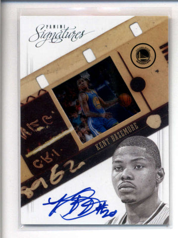 KENT BAZEMORE 12/13 PANINI SIGNATURES #164 FILM CELL AUTOGRAPH AUTO AB7862