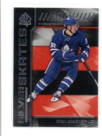 MITCH MARNER 2016/17 SP AUTHENTIC SILVER SKATES MAPLE LEAFS ROOKIE RC AC749